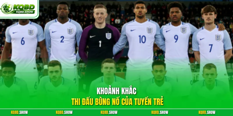 Khoảnh khắc thi đấu bùng nổ của tuyển trẻ