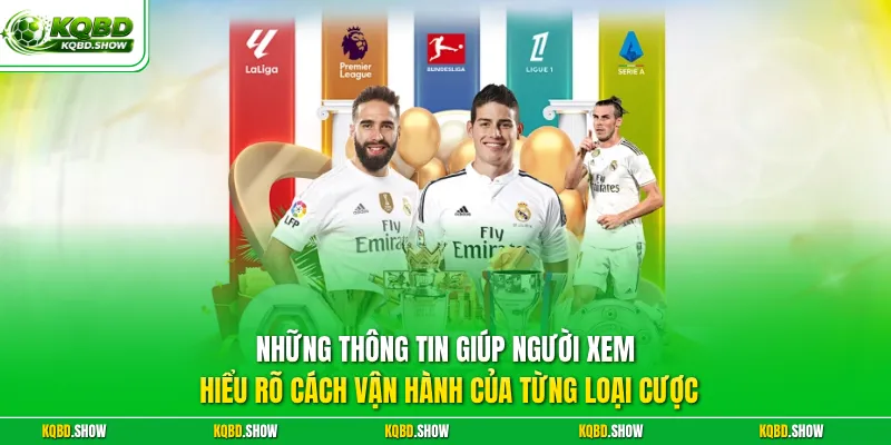 Những thông tin giúp người xem hiểu rõ cách vận hành của từng loại cược
