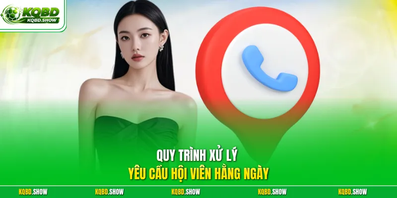 Quy trình xử lý yêu cầu hội viên hằng ngày